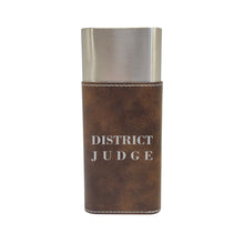 Load image into Gallery viewer, Cigar Case with Cutter - District Judge - Leather