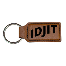 Load image into Gallery viewer, Keychain - Rectangle - Idjit - Leather