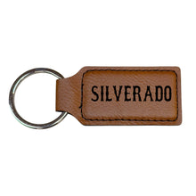 Load image into Gallery viewer, Keychain - Rectangle - Silverado - Leather