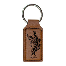 Load image into Gallery viewer, Keychain - Rectangle - Apollo - Leather