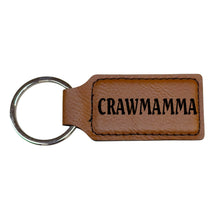 Load image into Gallery viewer, Keychain - Rectangle - Crawmamma - Leather