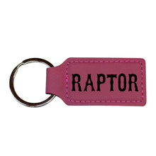 Load image into Gallery viewer, Keychain - Rectangle - Raptor - Leather