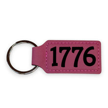Load image into Gallery viewer, Keychain - Rectangle - 1776 - Leather