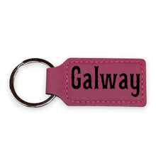Load image into Gallery viewer, Keychain - Rectangle - Galway - Leather