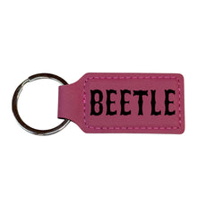 Load image into Gallery viewer, Keychain - Rectangle - Beetle - Leather