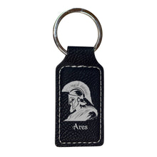 Load image into Gallery viewer, Keychain - Rectangle - Ares - Leather