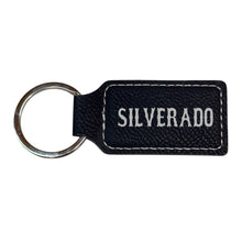 Load image into Gallery viewer, Keychain - Rectangle - Silverado - Leather