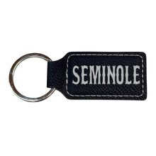 Load image into Gallery viewer, Keychain - Rectangle - Seminole - Leather