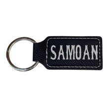 Load image into Gallery viewer, Keychain - Rectangle - Samoan - Leather