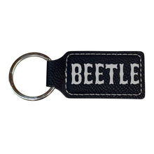 Load image into Gallery viewer, Keychain - Rectangle - Beetle - Leather