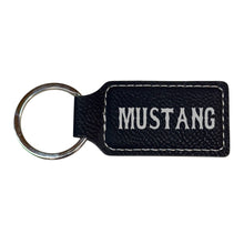 Load image into Gallery viewer, Keychain - Rectangle - Mustang - Leather