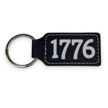 Load image into Gallery viewer, Keychain - Rectangle - 1776 - Leather