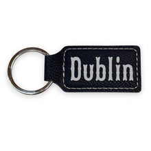 Load image into Gallery viewer, Keychain - Rectangle - Dublin - Leather