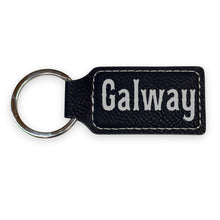 Load image into Gallery viewer, Keychain - Rectangle - Galway - Leather