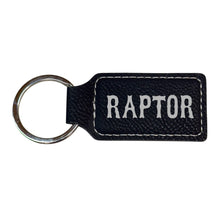 Load image into Gallery viewer, Keychain - Rectangle - Raptor - Leather