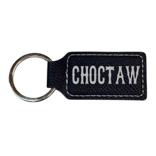 Load image into Gallery viewer, Keychain - Rectangle - Choctaw - Leather