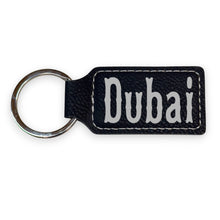 Load image into Gallery viewer, Keychain - Rectangle - Dubai - Leather