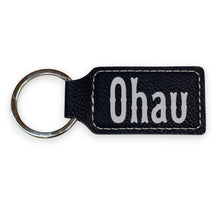 Load image into Gallery viewer, Keychain - Rectangle - Oahu - Leather