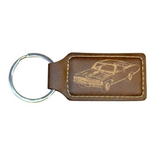 Load image into Gallery viewer, Keychain - Rectangle - Impala - Leather