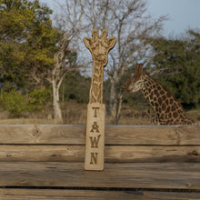 Load image into Gallery viewer, Bookmark - PERSONALIZED - Giraffe