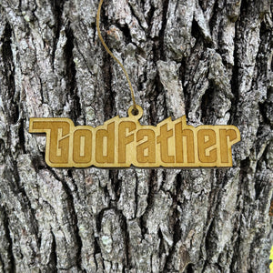 Ornament - Godfather - Raw Wood