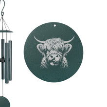 Load image into Gallery viewer, Wind Chime - Highland Cow - Powder coated