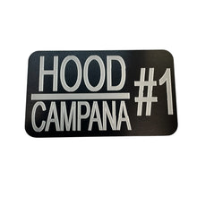 Load image into Gallery viewer, Hood Name Plates - Restaurant Hood Plates for the kitchen