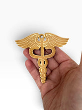 Load image into Gallery viewer, Ornament - Medical Caduceus - 4 x 3.5 inches