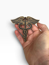Load image into Gallery viewer, Ornament - Medical Caduceus - 4 x 3.5 inches
