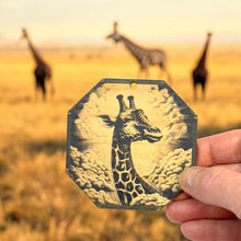 Load image into Gallery viewer, Ornament - Black - Giraffe Detailed