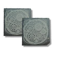 Load image into Gallery viewer, Coaster - Slate - Arcane Timepiece - SET OF 2