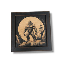 Load image into Gallery viewer, Framed Art - CUSTOM - Bigfoot Sasquatch SET of 4 Pictures
