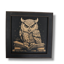 Load image into Gallery viewer, Framed Art - CUSTOM - Owls SET of 3 Pictures