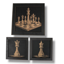 Load image into Gallery viewer, Framed Art - CUSTOM - Chess SET of 3 Pictures