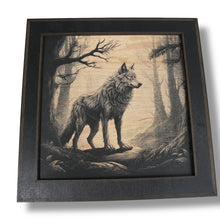 Load image into Gallery viewer, Framed Art - CUSTOM - Wolf SET of 3 Pictures