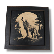 Load image into Gallery viewer, Framed Art - CUSTOM - Wolf SET of 3 Pictures