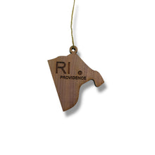 Load image into Gallery viewer, Ornament - CUSTOM - Rhode Island State with Cities