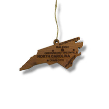 Load image into Gallery viewer, Ornament - CUSTOM - North Carolina State with Cities