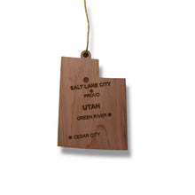 Load image into Gallery viewer, Ornament - CUSTOM - Utah State with Cities