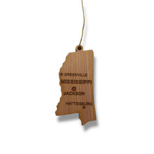 Load image into Gallery viewer, Ornament - CUSTOM - Mississippi State with Cities