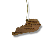 Load image into Gallery viewer, Ornament - CUSTOM - Kentucky State with Cities