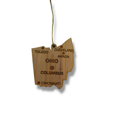 Load image into Gallery viewer, Ornament - CUSTOM - Ohio State with Cities