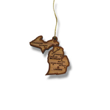 Load image into Gallery viewer, Ornament - CUSTOM - Michigan State with Cities
