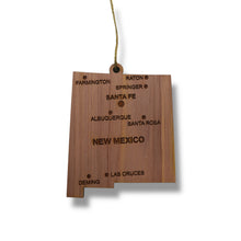 Load image into Gallery viewer, Ornament - CUSTOM - New Mexico State with Cities