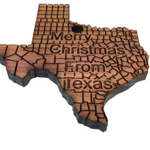 Load image into Gallery viewer, Merry Christmas From Texas - Cedar Ornament