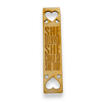 Bookmark - She Believed She Could