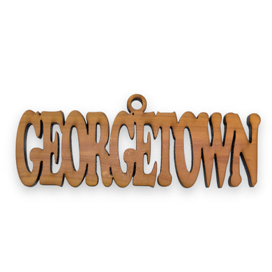 Georgetown - Cedar Ornament