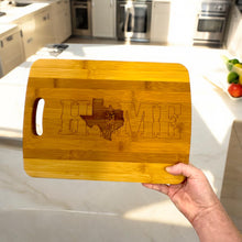 Load image into Gallery viewer, Texas Home Bluebonnets Cutting Board 14&#39;&#39;x9.5&#39;&#39;x.5&#39;&#39; Bamboo