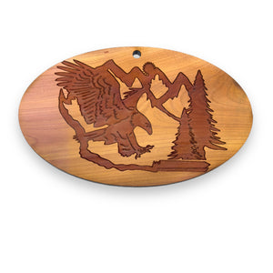 Eagle Mountain - Cedar Ornament