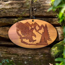 Load image into Gallery viewer, Eagle Mountain - Cedar Ornament